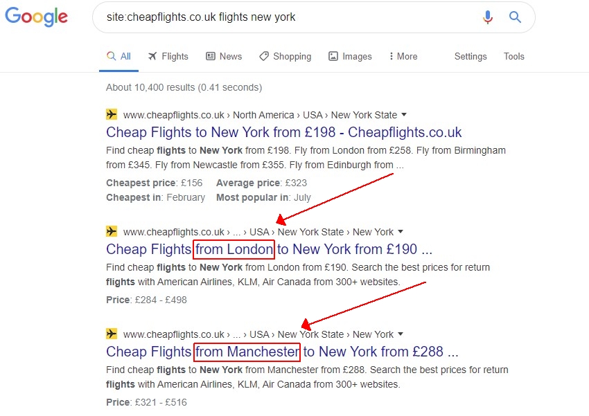 CheapFlights.co.uk New York